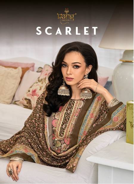 Scarlet By Rang Muslin Printed Dress Material Wholesale Shop In Surat Catalog